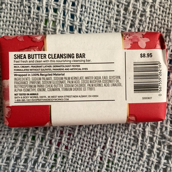 Bath & Body Works Shea Butter Cleansing Bar Japanese Cherry Blossom - Picture 2 of 2